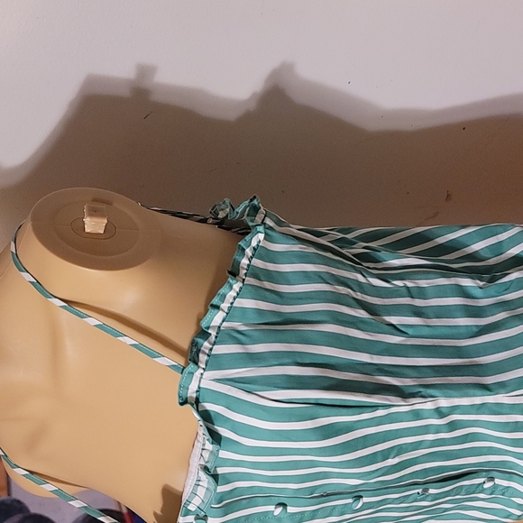 NWT Gianni Bini summer emerald green top large - Picture 3 of 7